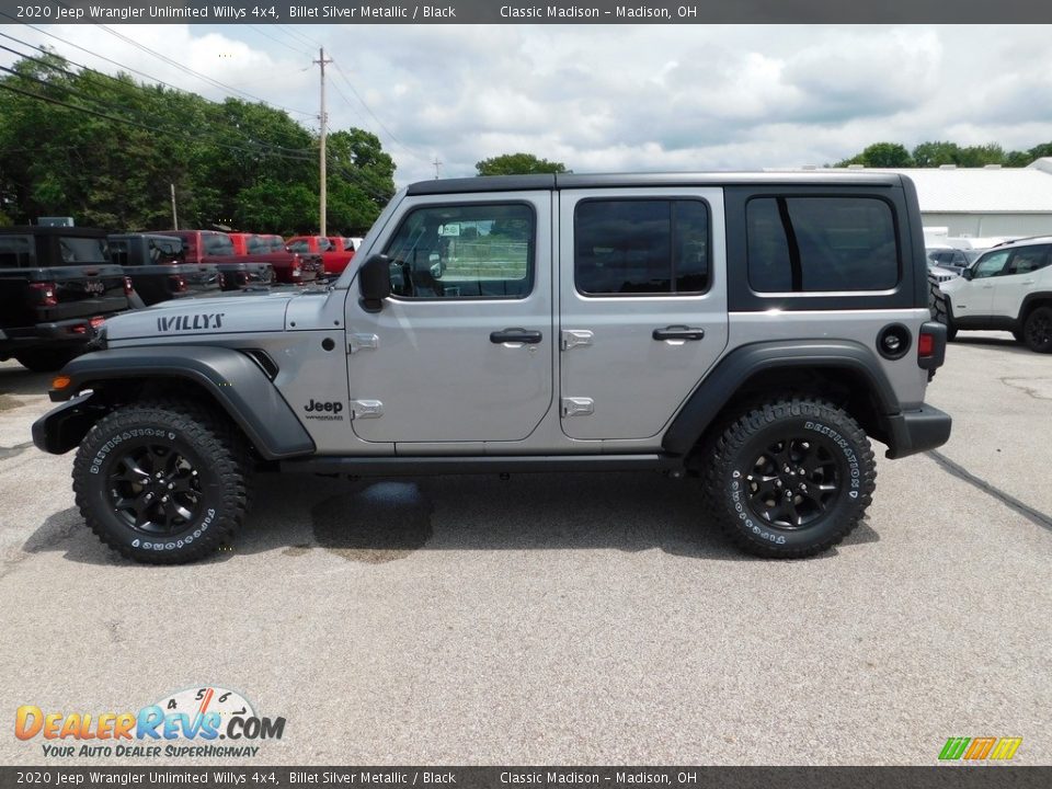 Billet Silver Metallic 2020 Jeep Wrangler Unlimited Willys 4x4 Photo #4