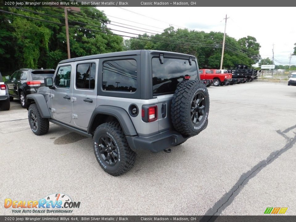 2020 Jeep Wrangler Unlimited Willys 4x4 Billet Silver Metallic / Black Photo #5