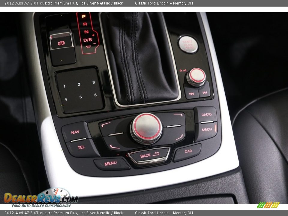2012 Audi A7 3.0T quattro Premium Plus Ice Silver Metallic / Black Photo #20