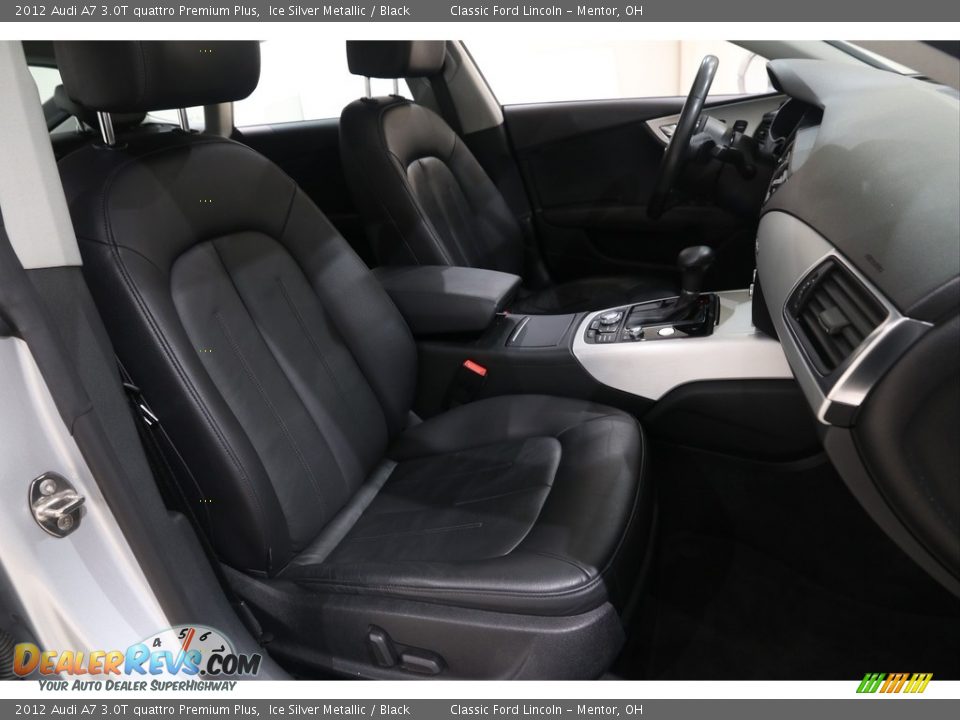 2012 Audi A7 3.0T quattro Premium Plus Ice Silver Metallic / Black Photo #21