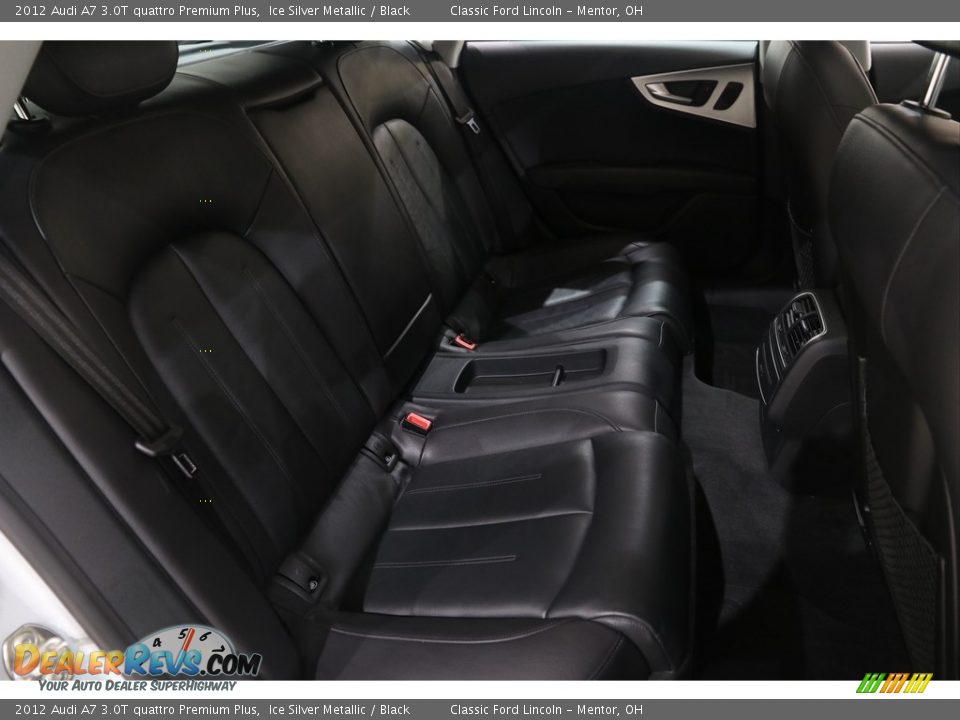 2012 Audi A7 3.0T quattro Premium Plus Ice Silver Metallic / Black Photo #22