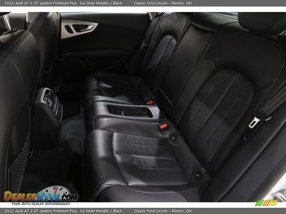 2012 Audi A7 3.0T quattro Premium Plus Ice Silver Metallic / Black Photo #23