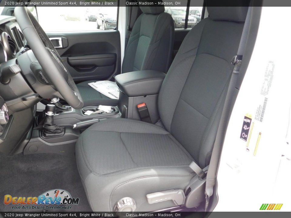 Front Seat of 2020 Jeep Wrangler Unlimited Sport 4x4 Photo #9