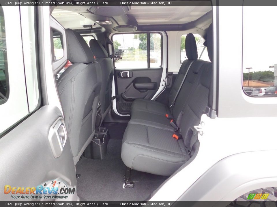 Rear Seat of 2020 Jeep Wrangler Unlimited Sport 4x4 Photo #10