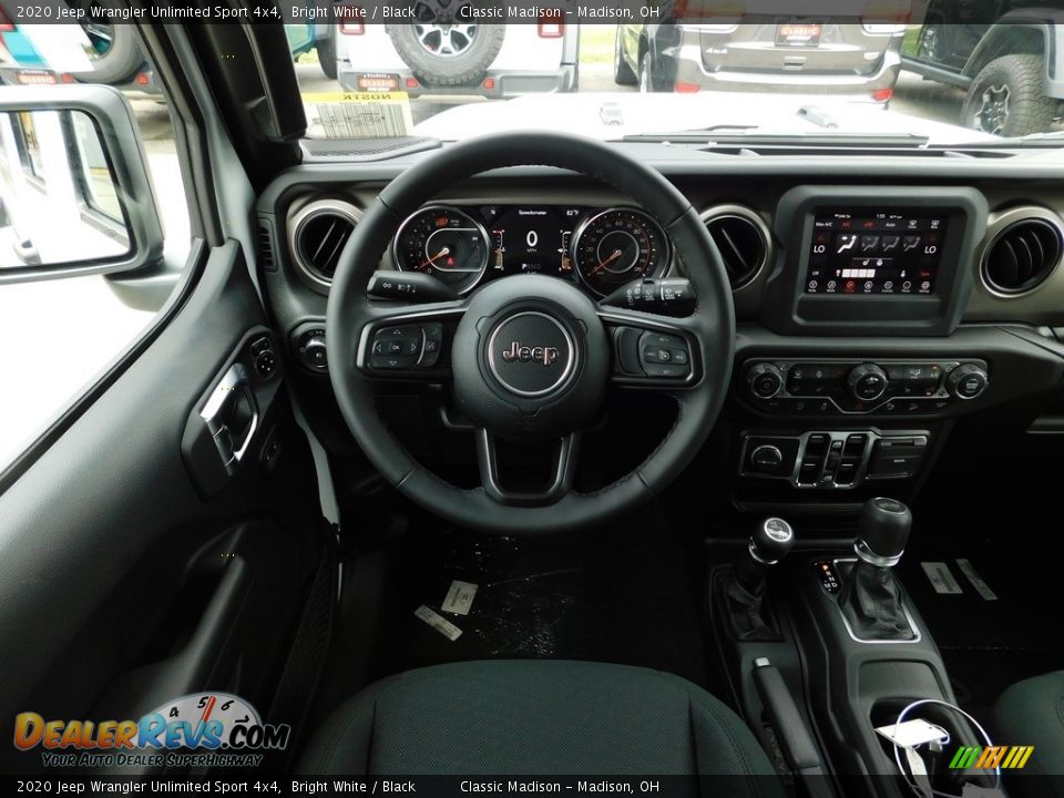 2020 Jeep Wrangler Unlimited Sport 4x4 Bright White / Black Photo #11