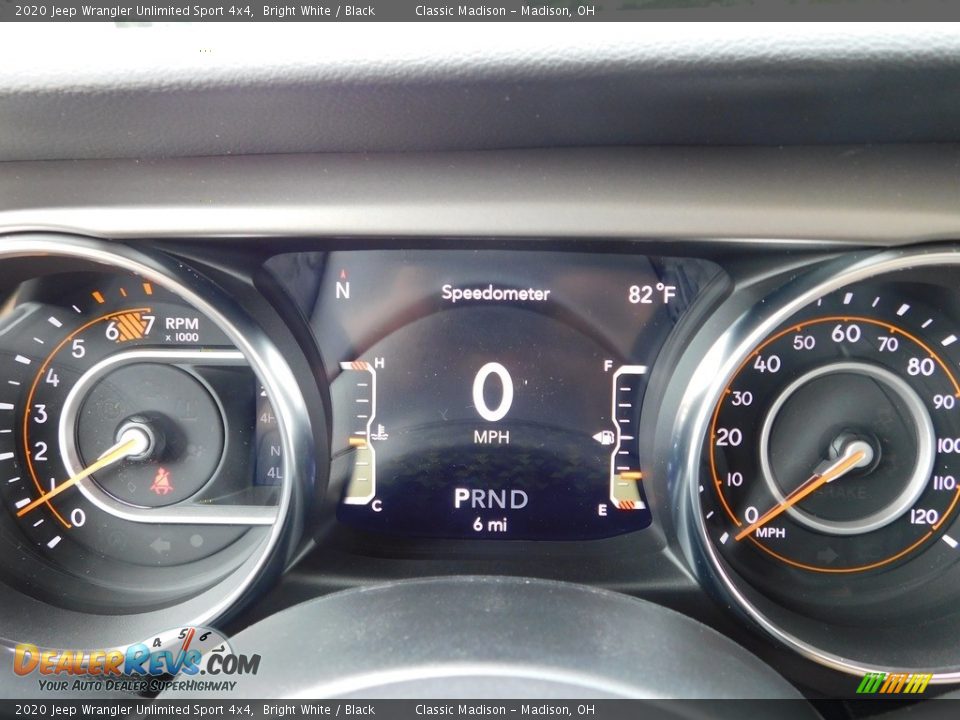 2020 Jeep Wrangler Unlimited Sport 4x4 Gauges Photo #12