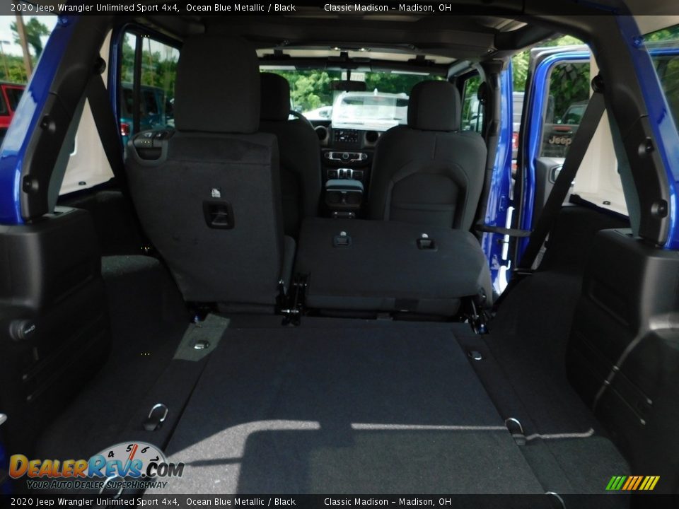 2020 Jeep Wrangler Unlimited Sport 4x4 Ocean Blue Metallic / Black Photo #7