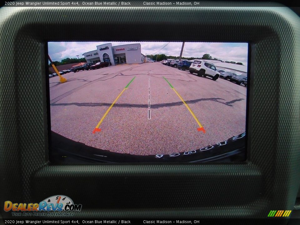 2020 Jeep Wrangler Unlimited Sport 4x4 Ocean Blue Metallic / Black Photo #14