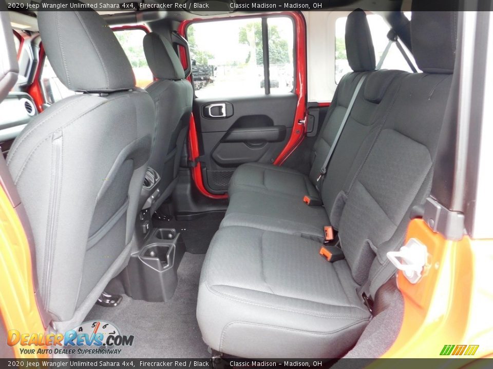 Rear Seat of 2020 Jeep Wrangler Unlimited Sahara 4x4 Photo #10