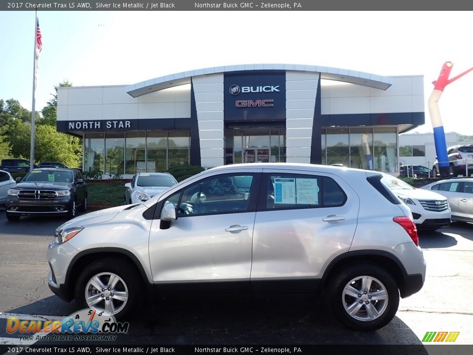 2017 Chevrolet Trax LS AWD Silver Ice Metallic / Jet Black Photo #1