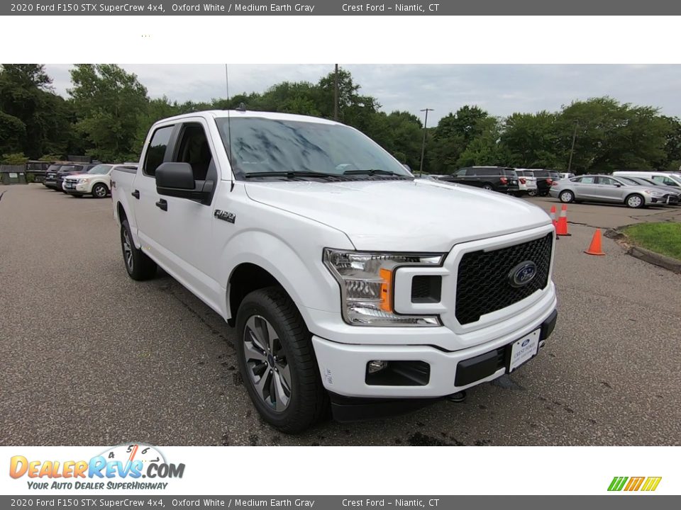 2020 Ford F150 STX SuperCrew 4x4 Oxford White / Medium Earth Gray Photo #1