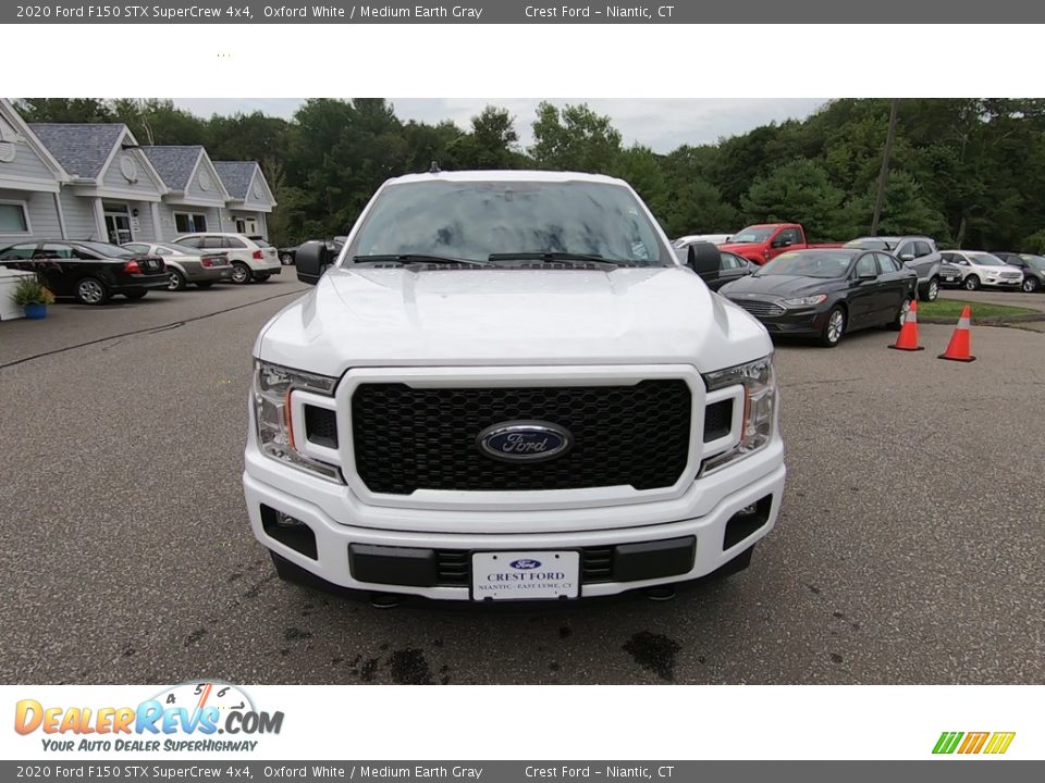 2020 Ford F150 STX SuperCrew 4x4 Oxford White / Medium Earth Gray Photo #2