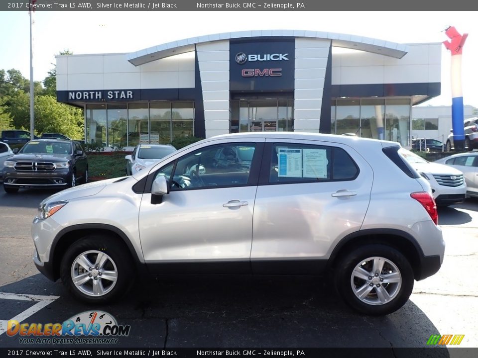 2017 Chevrolet Trax LS AWD Silver Ice Metallic / Jet Black Photo #13