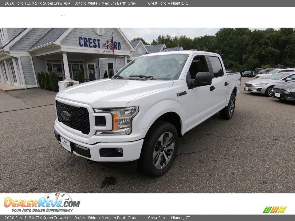 2020 Ford F150 STX SuperCrew 4x4 Oxford White / Medium Earth Gray Photo #3