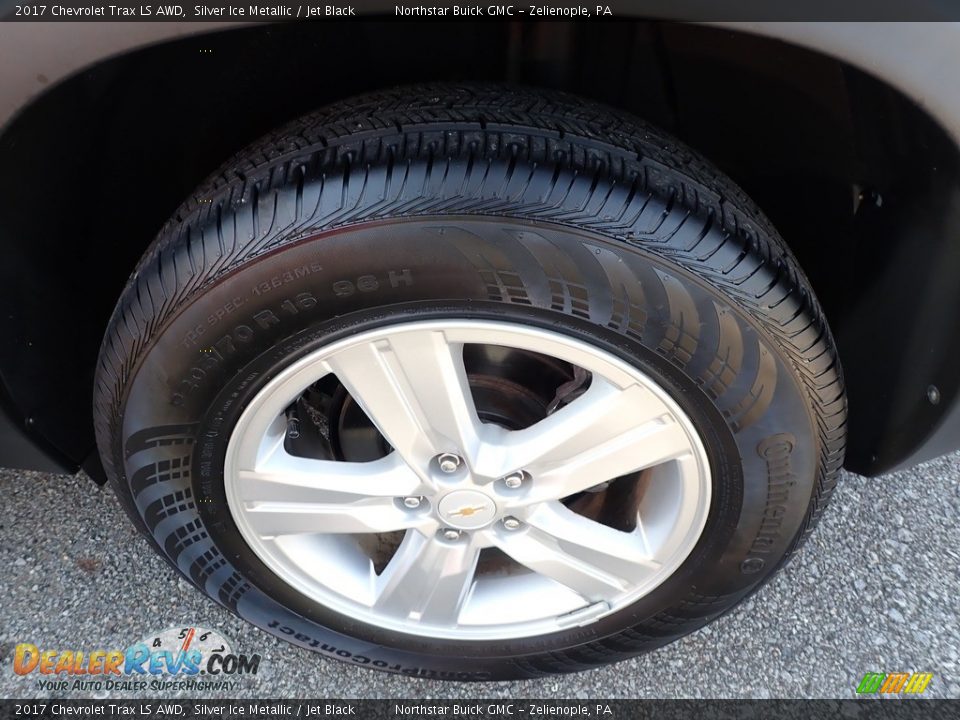 2017 Chevrolet Trax LS AWD Silver Ice Metallic / Jet Black Photo #14
