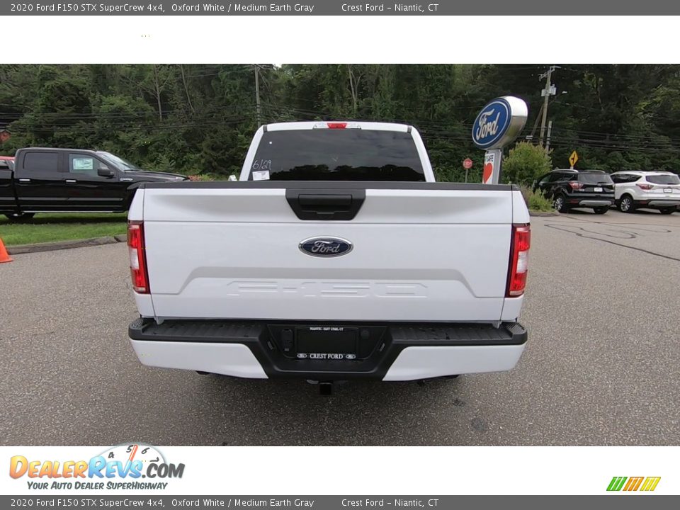 2020 Ford F150 STX SuperCrew 4x4 Oxford White / Medium Earth Gray Photo #6