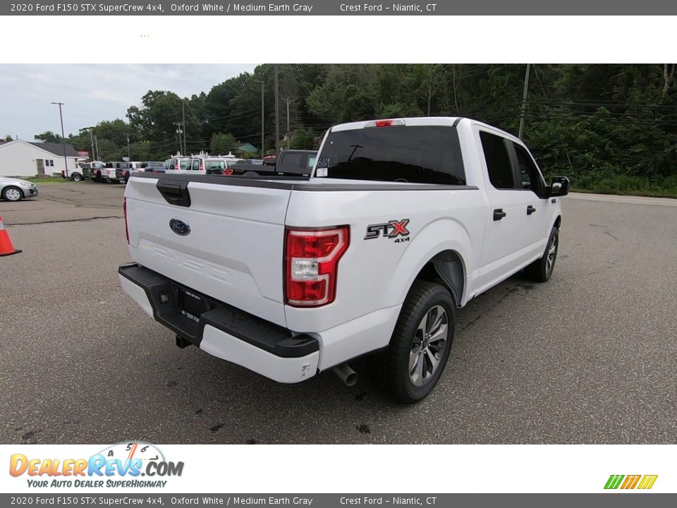 2020 Ford F150 STX SuperCrew 4x4 Oxford White / Medium Earth Gray Photo #7