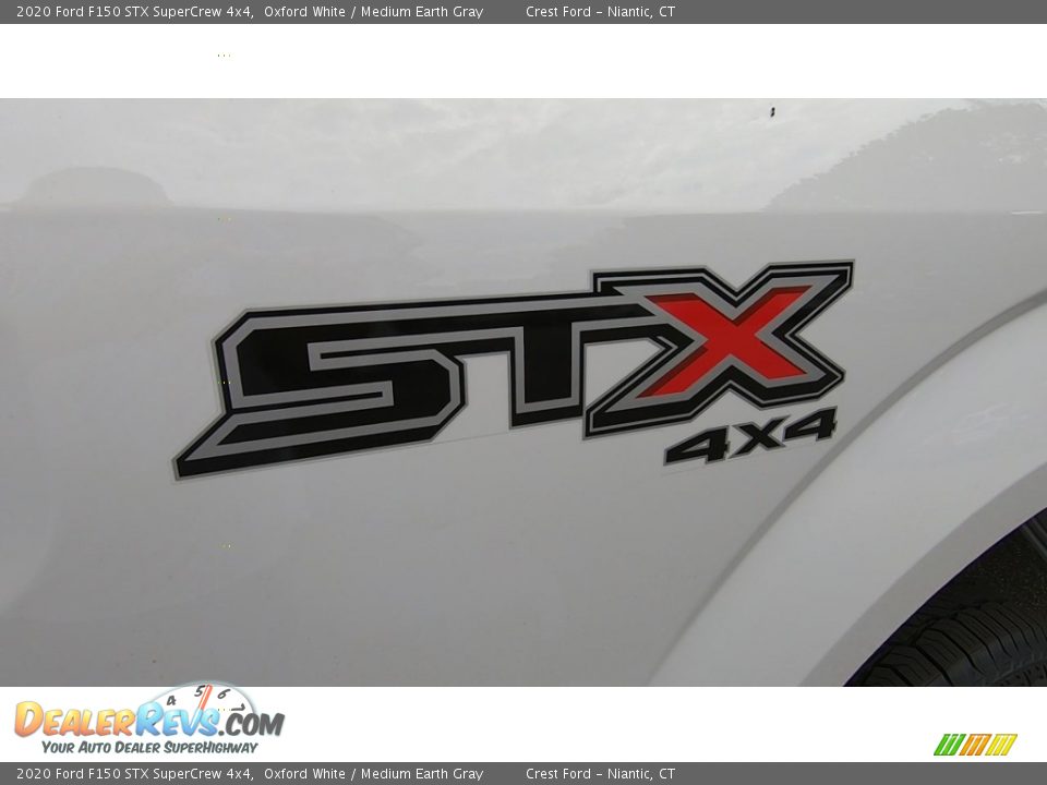 2020 Ford F150 STX SuperCrew 4x4 Oxford White / Medium Earth Gray Photo #9