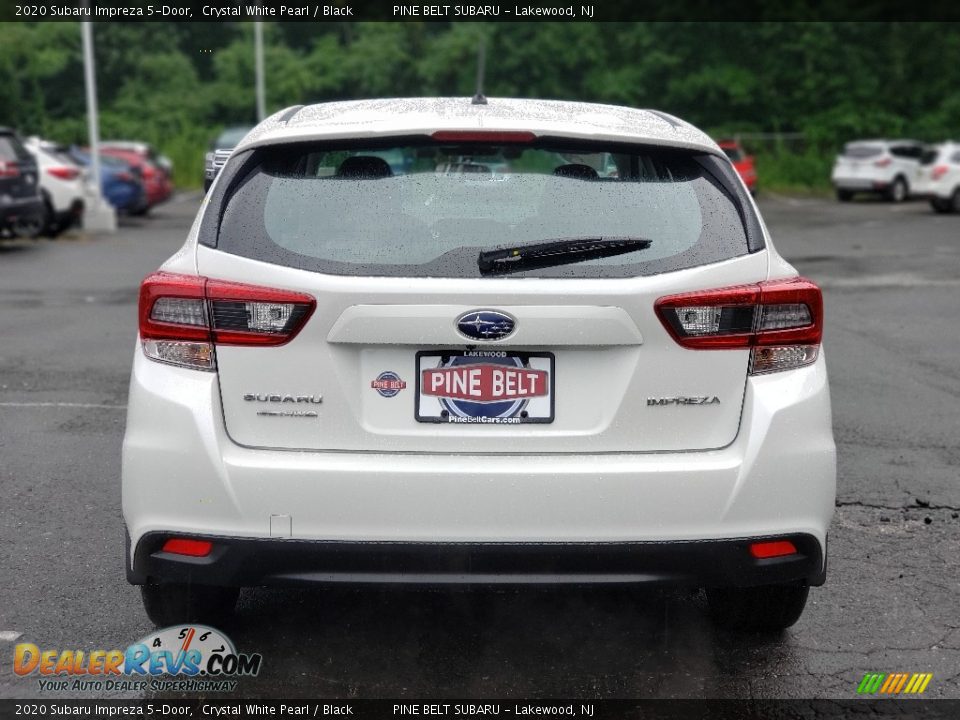 2020 Subaru Impreza 5-Door Crystal White Pearl / Black Photo #7