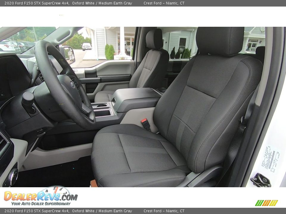 2020 Ford F150 STX SuperCrew 4x4 Oxford White / Medium Earth Gray Photo #11