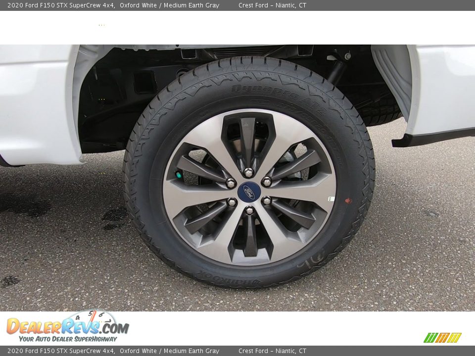 2020 Ford F150 STX SuperCrew 4x4 Oxford White / Medium Earth Gray Photo #19