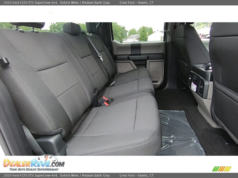 2020 Ford F150 STX SuperCrew 4x4 Oxford White / Medium Earth Gray Photo #22