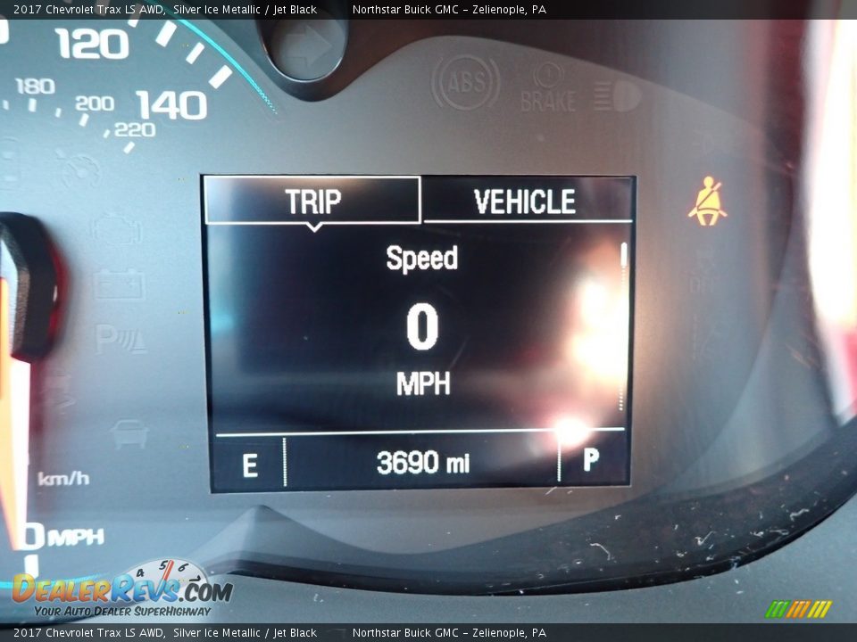 2017 Chevrolet Trax LS AWD Silver Ice Metallic / Jet Black Photo #30