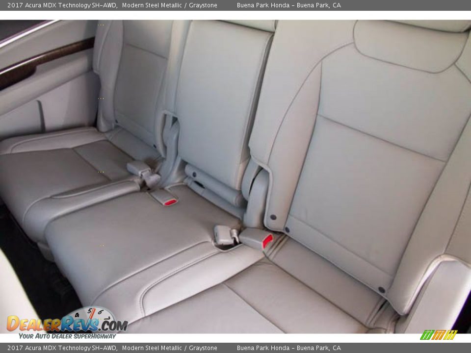 Rear Seat of 2017 Acura MDX Technology SH-AWD Photo #20