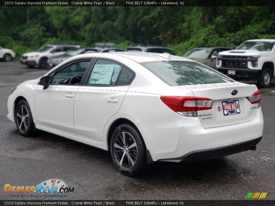 2020 Subaru Impreza Premium Sedan Crystal White Pearl / Black Photo #6