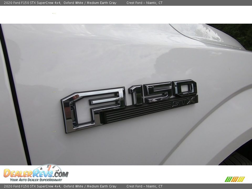 2020 Ford F150 STX SuperCrew 4x4 Oxford White / Medium Earth Gray Photo #25