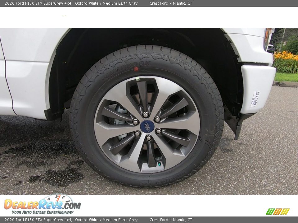 2020 Ford F150 STX SuperCrew 4x4 Oxford White / Medium Earth Gray Photo #26