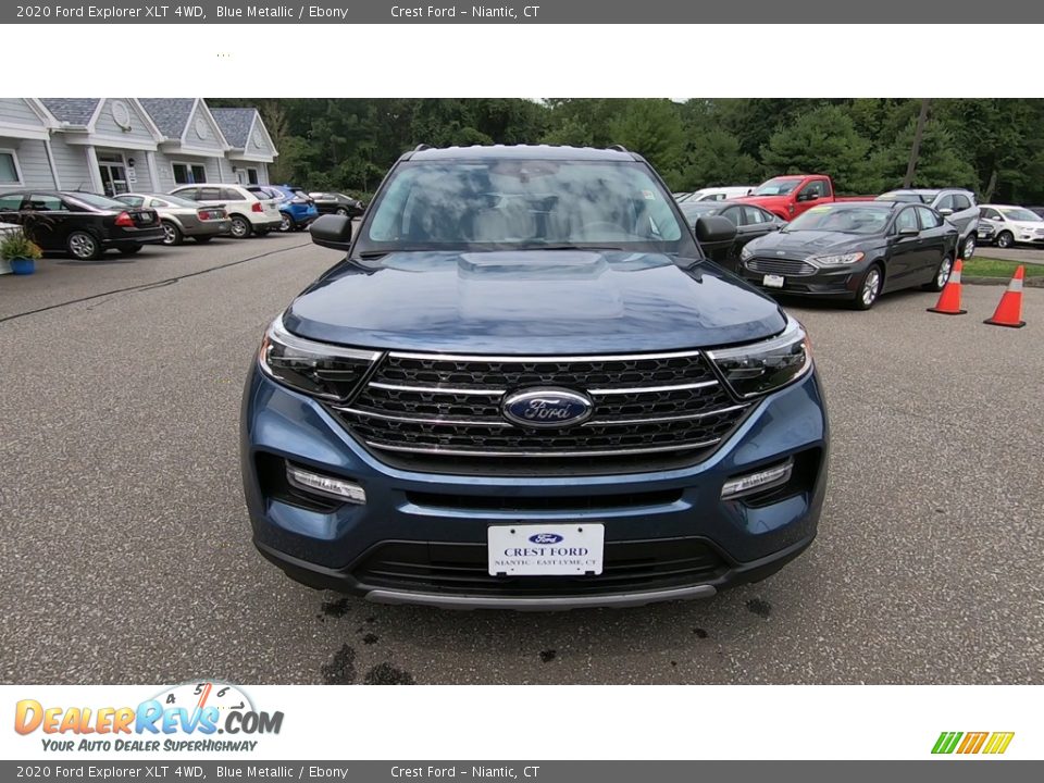 2020 Ford Explorer XLT 4WD Blue Metallic / Ebony Photo #2