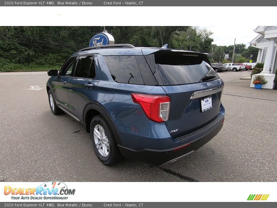 2020 Ford Explorer XLT 4WD Blue Metallic / Ebony Photo #5