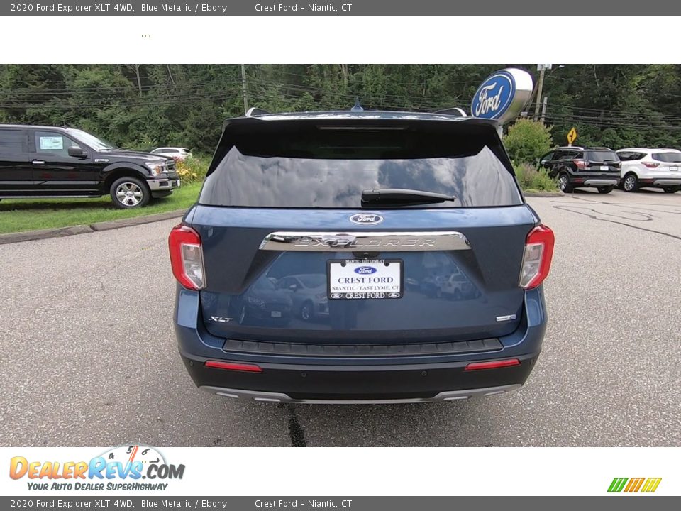 2020 Ford Explorer XLT 4WD Blue Metallic / Ebony Photo #6