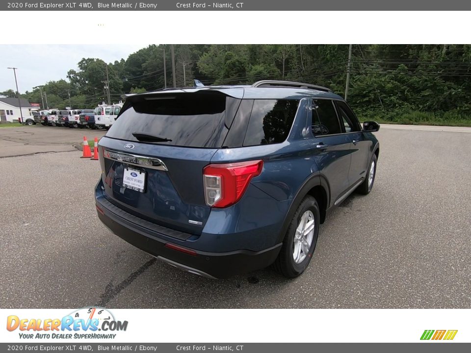2020 Ford Explorer XLT 4WD Blue Metallic / Ebony Photo #7