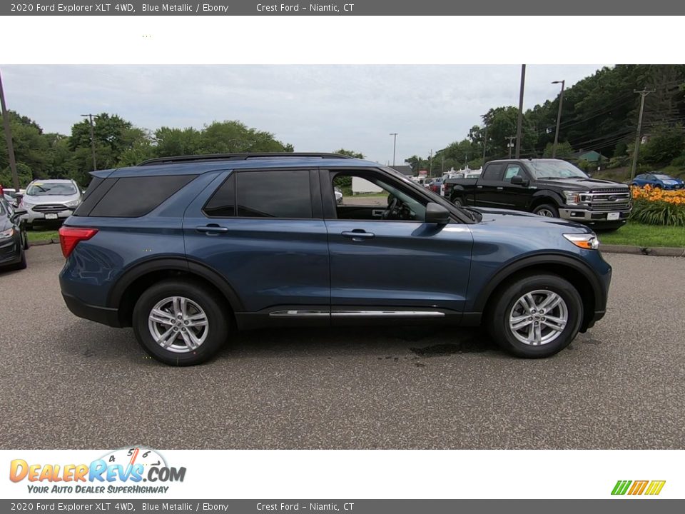 2020 Ford Explorer XLT 4WD Blue Metallic / Ebony Photo #8