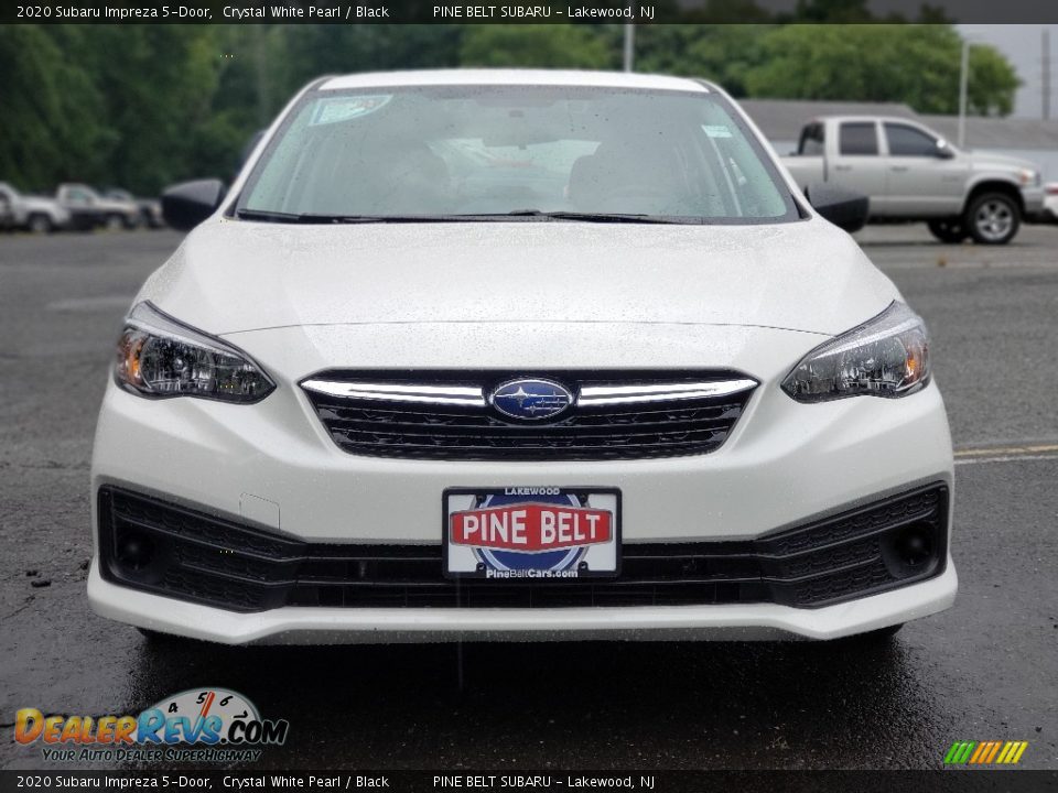 2020 Subaru Impreza 5-Door Crystal White Pearl / Black Photo #3