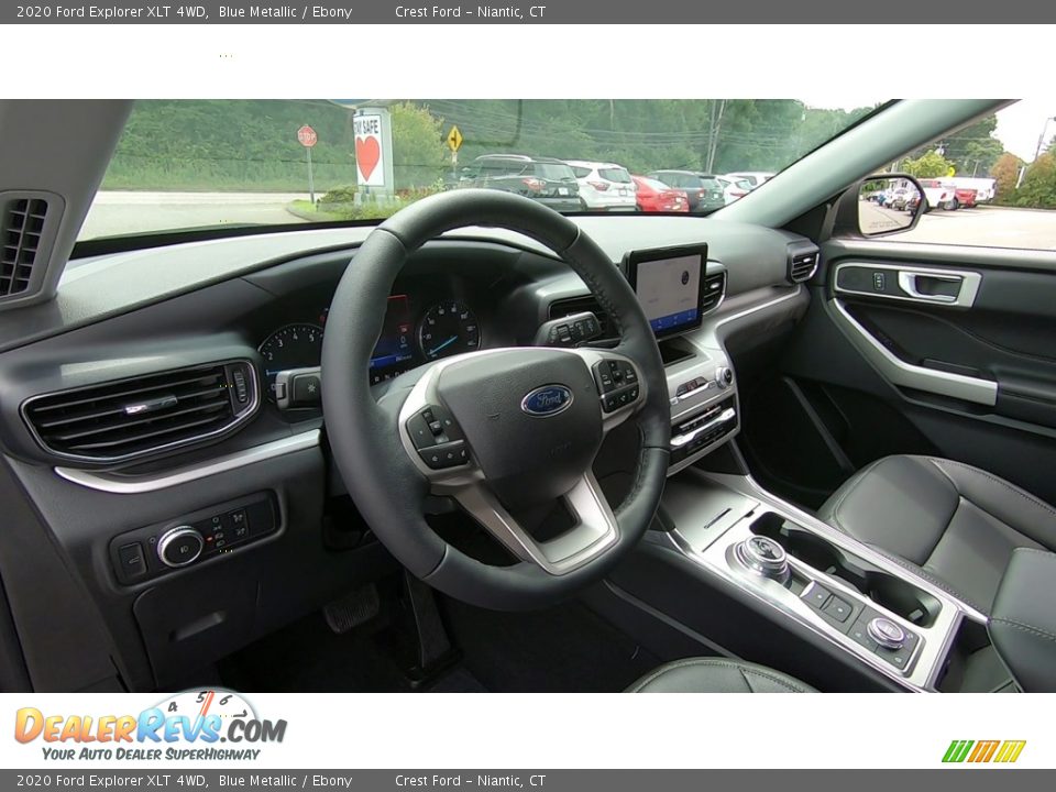 2020 Ford Explorer XLT 4WD Blue Metallic / Ebony Photo #10