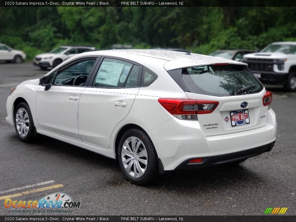 2020 Subaru Impreza 5-Door Crystal White Pearl / Black Photo #6