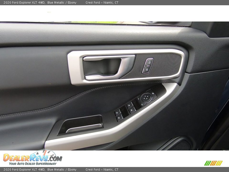 2020 Ford Explorer XLT 4WD Blue Metallic / Ebony Photo #12
