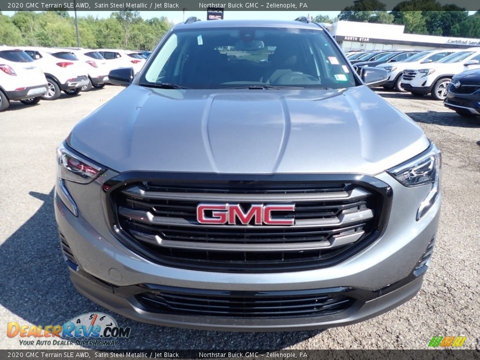 2020 GMC Terrain SLE AWD Satin Steel Metallic / Jet Black Photo #2