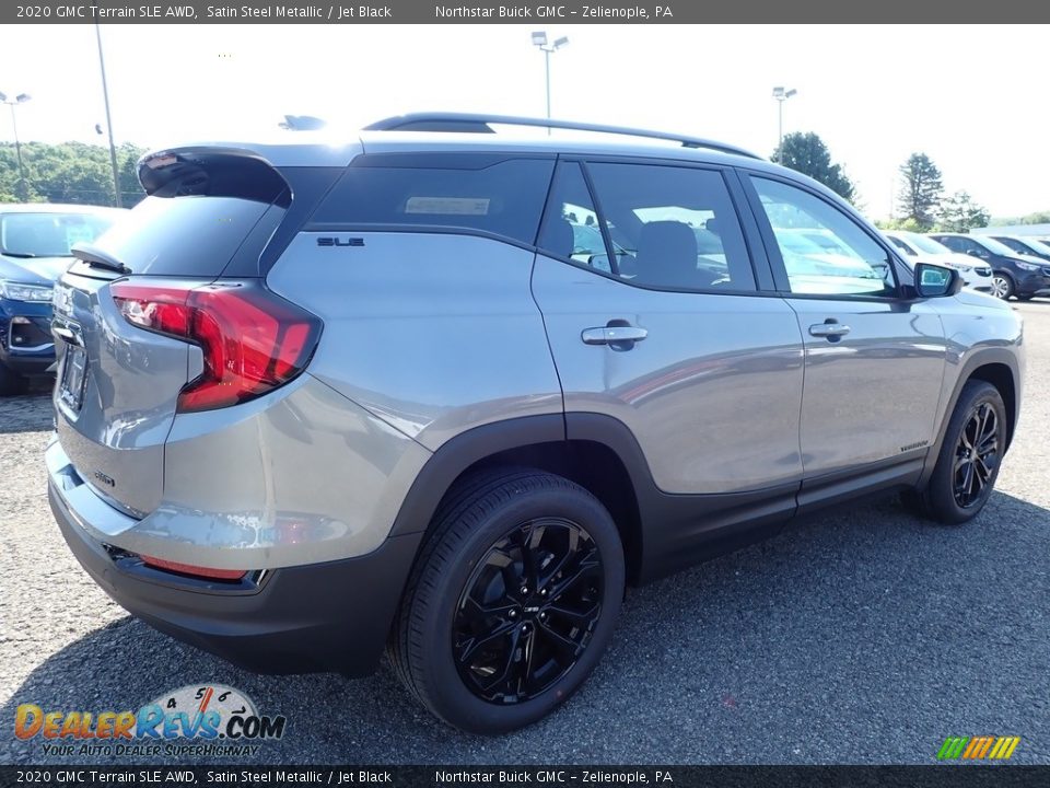 2020 GMC Terrain SLE AWD Satin Steel Metallic / Jet Black Photo #5