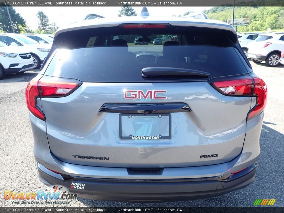 2020 GMC Terrain SLE AWD Satin Steel Metallic / Jet Black Photo #6