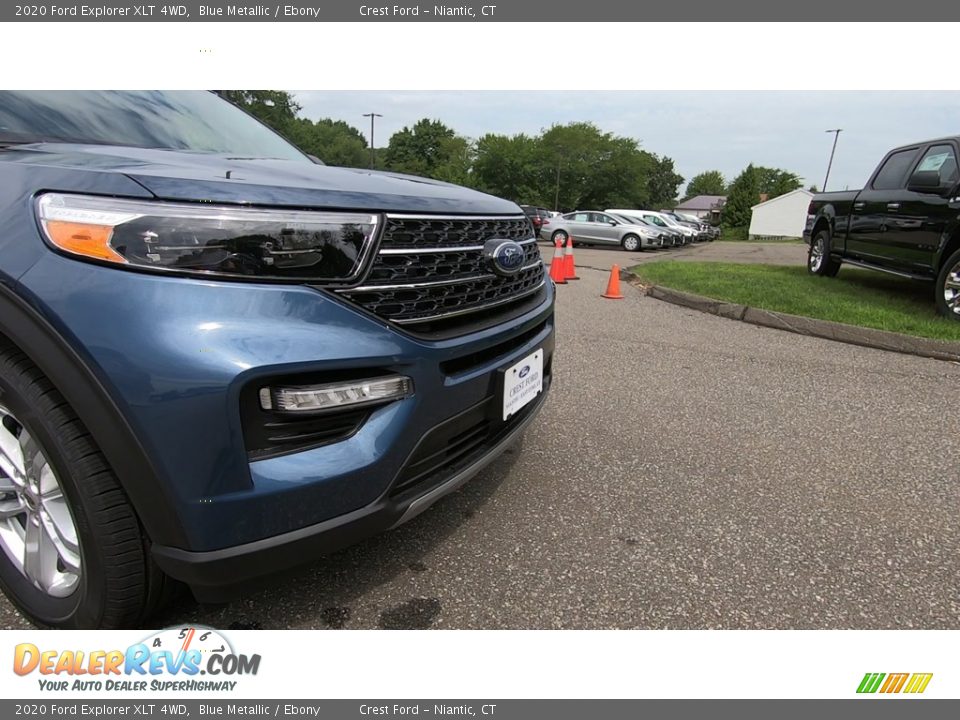2020 Ford Explorer XLT 4WD Blue Metallic / Ebony Photo #27