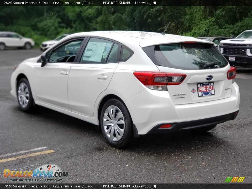 2020 Subaru Impreza 5-Door Crystal White Pearl / Black Photo #6