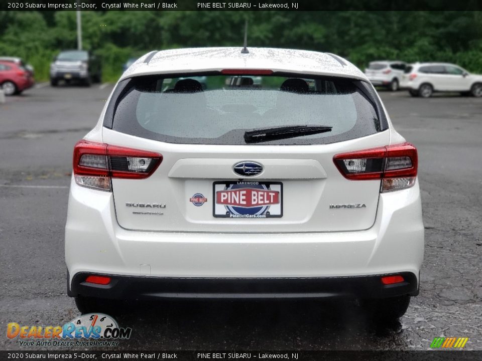 2020 Subaru Impreza 5-Door Crystal White Pearl / Black Photo #7