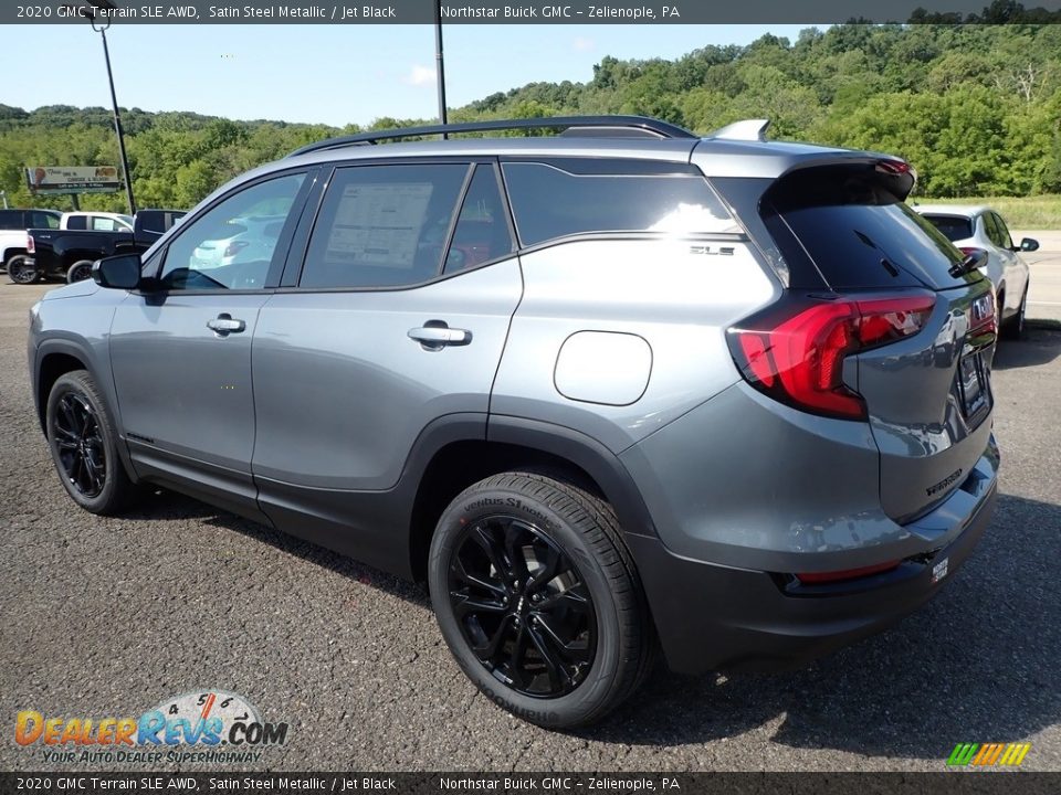 2020 GMC Terrain SLE AWD Satin Steel Metallic / Jet Black Photo #8