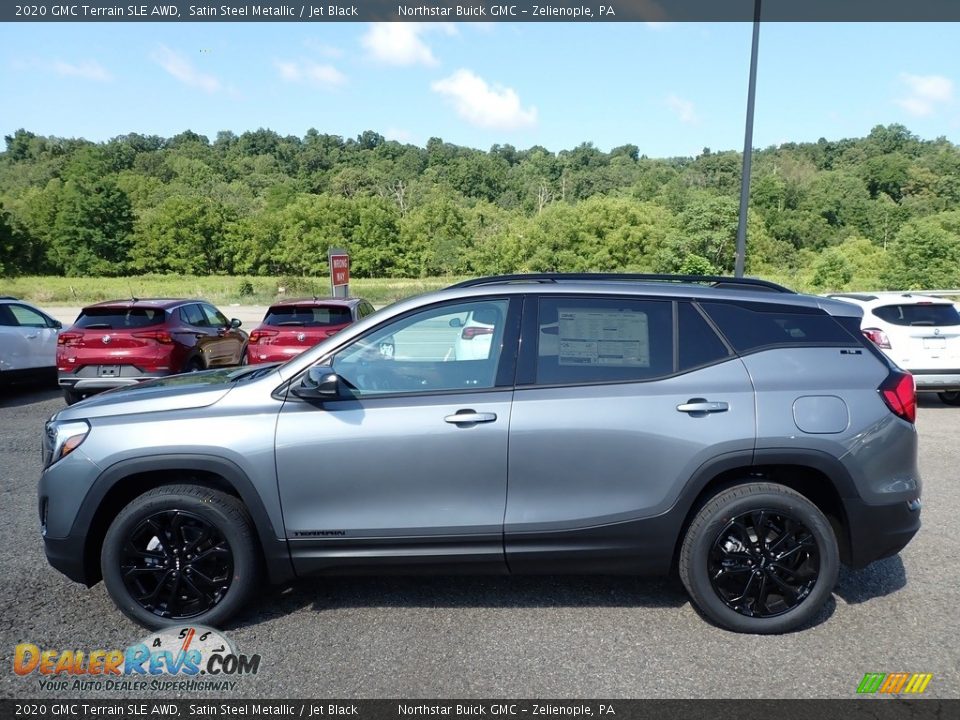 2020 GMC Terrain SLE AWD Satin Steel Metallic / Jet Black Photo #9