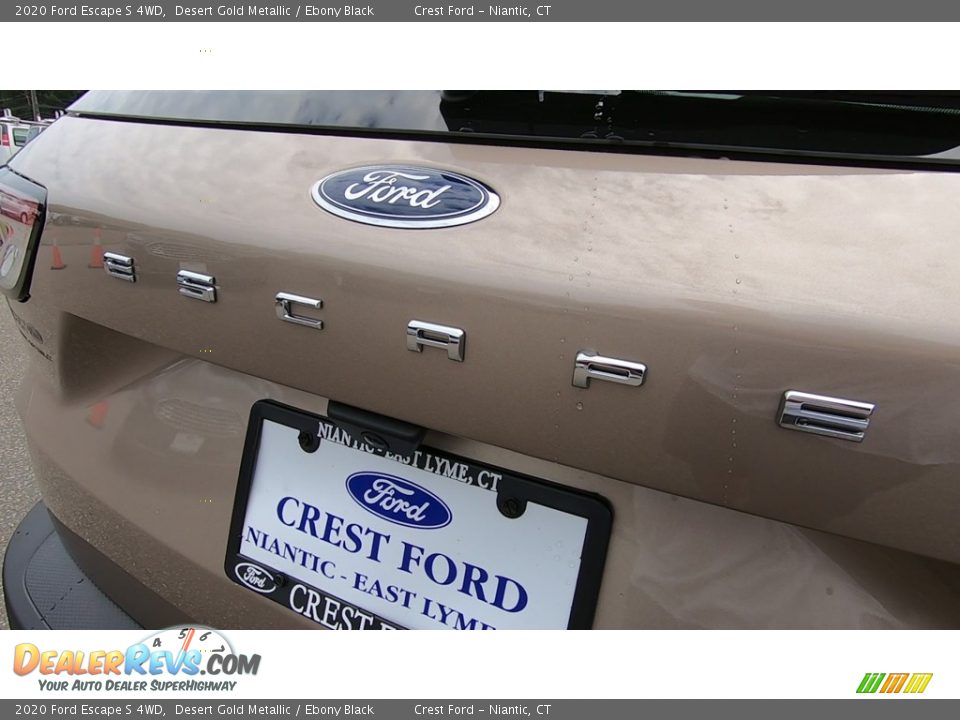 2020 Ford Escape S 4WD Desert Gold Metallic / Ebony Black Photo #9