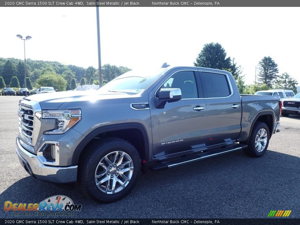 2020 GMC Sierra 1500 SLT Crew Cab 4WD Satin Steel Metallic / Jet Black Photo #1